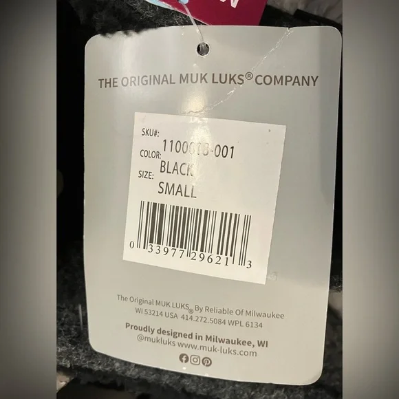 Muk Luks Grey Slippers Size 8-9 - Picture 8 of 9